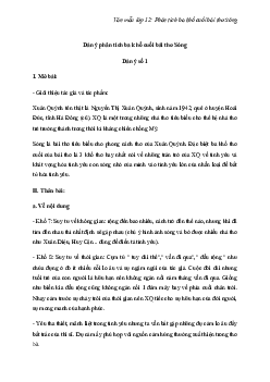 Phân tích ba khổ cuối bài thơ Sóng hay chọn lọc | Văn mẫu lớp 12
