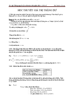 Bài tập những nguyên lý cơ bản của chủ nghĩa Mác Lênin