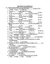 Relative clause exercises - Units 3 & 4 practice test môn Tiếng Anh | Học viện Công Nghệ Bưu Chính Viễn Thông