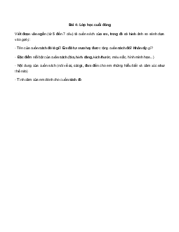 VBT Tiếng Việt 3 trang 31, 32 Bài 4: Lớp học cuối đông | Chân trời sáng tạo