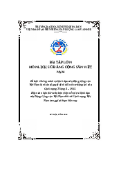 Chứng minh sự lãnh đạo của Đảng Cộng sản Việt Nam là nhân tố quyết định đối với sự thắng lợi của Cách mạng Tháng 8 – 1945- Lịch sử Đảng Cộng Sản Việt Nam| Đại học Kinh Tế Quốc Dân