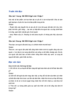 Soạn bài Muối của rừng | SGK Ngữ Văn 12 Kết nối tri thức (Tập 1)