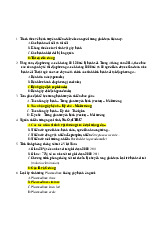 Ôn tập về bệnh truyền nhiễm môn Y khoa | Trường Đại học Y khoa Phạm Ngọc Thạch
