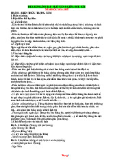 Đề Cương Ôn Tập Giữa HK1 Ngữ Văn 9 Chân Trời Sáng Tạo 2024-2025