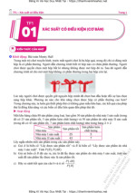 Chuyên đề Xác suất có điều kiện – Lý thuyết và Bài tập vận dụng môn Toán 12