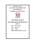 Động cơ diesel buồng đốt thống nhất - Đồ Án Môn Học: Động Cơ | Trường đại học sư phạm kỹ thuật TP. Hồ Chí Minh