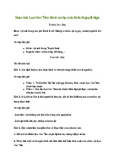 Soạn bài Lục Vân Tiên đánh cướp cứu Kiều Nguyệt Nga sách Kết nối tri thức | Ngữ văn 9