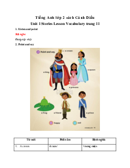 Unit 1 Stories Lesson Language Use trang 12  | Tiếng anh 2 Explore our World