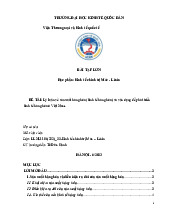 Lý luận về sản xuất hàng hóa (kinh tế hàng hóa) và vận dụng để phát - Kinh tế Chính trị Mác-Lê Nin (KTCT01) | Đại học kinh tế quốc dân NEU