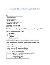 Chương 9: Nền kinh tế mở và Cán cân thanh toán | Môn Kinh tế vĩ mô - Đại học Kinh Tế Quốc Dân