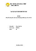 Bài tập lớn: Nhân tố ảnh hưởng đến cầu điện thoại sinh viên môn Kinh tế vi mô | Học viện Ngân hàng