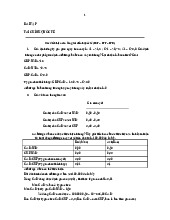 Đáp án tự luận - Các điều kiện cân bằng tài chính môn Tài chính quốc tế | Đại học Kinh tế Thành phố Hồ Chí Minh