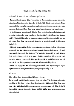 Soạn bài Thực hành tiếng Việt trang 86 - Kết nối tri thức 6