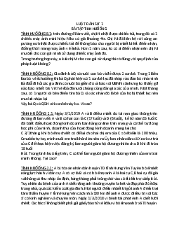 Bài tập nhận định đúng sai môn Luật dân sự | Đại học Công Đoàn