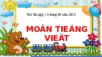 Giáo án điện tử Tiếng việt 1 bài 4 Cánh diều: Học vần: O, ô
