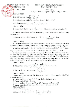 Đề tham khảo môn Toán tuyển sinh lớp 10 năm 2020 – 2021 sở GD&ĐT Đồng Nai