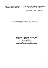 Báo Cáo Kết Quả Thực Tập Tại FPT Software Academy | Thực tập cơ bản | Trường Đại học Bách khoa Hà Nội