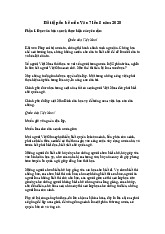 Đề ôn hè lớp 7 lên lớp 8 môn Ngữ Văn năm 2025 - Đề 3