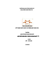 Báo cáo môn Kỹ thuật Xây dựng: Lịch sử hình thành Trái Đất