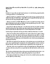 Chương trình bài giảng: Quan điểm triết học Mac-Lênin về vật chất và nhận thức