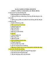 Bài tập nguyên lý thống kê kinh tế - Quản trị kinh doanh | Trường Đại học Lao động - Xã hội