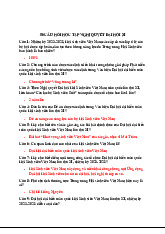 50 Câu Hỏi Ôn Tập Nghị Quyết Đại Hội| Tư tưởng Hồ Chí Minh | Đại học Hàng hải Việt Nam