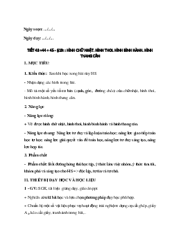 Bài 19. Hình chữ nhật, hình thoi, hình bình hành, hình thang cân | Bài giảng  Toán 6 | Kết nối tri thức