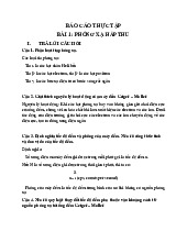 Báo cáo Thực Tập Vật lý lý sinh: Phóng Xạ Hấp Thu và Nguyên Lý Máy Đếm | Đại học Y Dược Thành phố Hồ Chí Minh