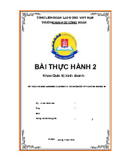 Phân Tích Hoạt Động Marketing tại OSB | Môn Báo cáo thực hành 2 - Đại học Công Đoàn