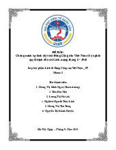 Chứng minh sự lãnh đạo của Đảng Cộng sản Việt Nam có ý nghĩa quyết định đối với Cách mạng tháng 8 - 1945 | Bài tập nhóm môn Lịch sử đảng cộng sản Việt Nam