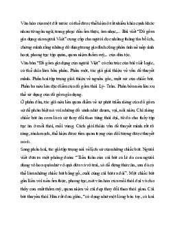 Phân tích “Đồ gốm gia dụng của người Việt” | Văn mẫu 11 Chân trời sáng tạo