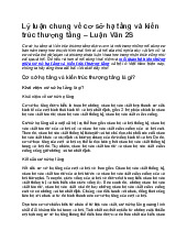 Luận văn Mối quan hệ biện chứng giữa cơ sở hạ tầng và kiến trúc thượng tầng | Đại học Kiến trúc Thành phố Hồ Chí Minh