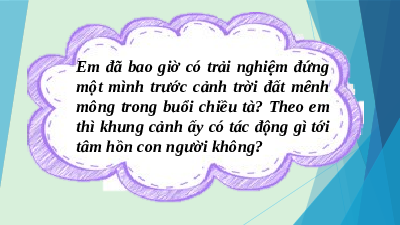 Giáo án điện tử Ngữ văn 11 Bài 2 Kết nối tri thức: Tràng giang