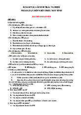 Bộ câu hỏi trắc nghiệm kiến trúc máy tính | Đại học Kinh tế kỹ thuật công nghiệp