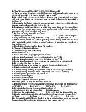 Ôn tập 200 câu trắc nghiệm thi giữa kỳ tổng quan lưu trú