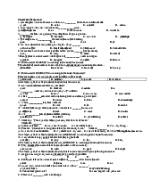 Bài tập môn Tiếng Anh lớp 9