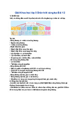 Giải SGK Khoa học lớp 5 Chân trời sáng tạo Bài 12: Ôn tập chủ đề Năng lượng