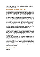 Hóa thân ông họa sĩ kể lại truyện Lặng lẽ Sa Pa chọn lọc hay nhất