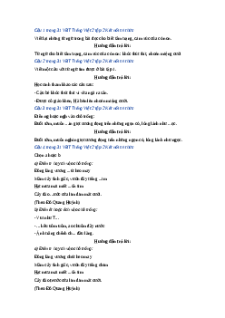 Giải VBT môn Tiếng việt 2 - Bài 14: Cỏ non cười rồi | Kết nối tri thức