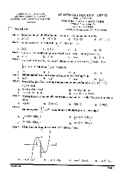 Đề thi học kỳ 2 Toán 12 năm 2019 – 2020 trường THPT chuyên Ngoại Ngữ – Hà Nội