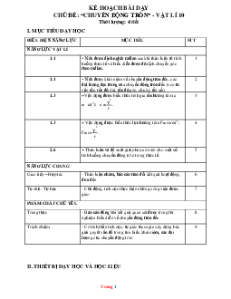 Bài tập cuối khóa Mô Đun 3 môn Vật Lý THPT