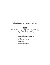Bài tập lớn Vụ việc kế toán gian lận chiếm đoạt tiền của Công ty Biển Trăng (2024) môn Kiểm soát nội bộ - Trường Đại học lao động -  xã hội.
