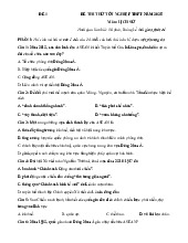 Bộ đề thi thử tốt nghiệp THPT 2025 môn Lịch sử bám sát đề minh họa - Số 3 (có đáp án)