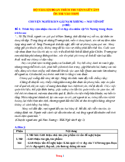 20 Đề Nghị Luận Đoạn Trích Truyện Ôn Thi Vào 10 Năm 2023-2024 (Có Lời Giải)