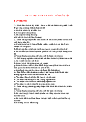 Bộ câu hỏi ôn tập học kì 222 (có đáp án) môn kinh tế chính trị Mác – Lênin | Đại học Văn Lang