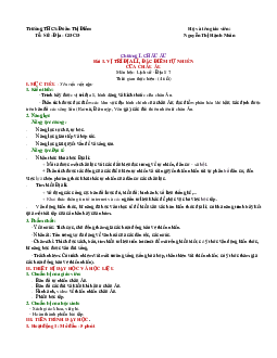 Giáo án Địa lí 7