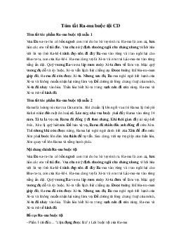 Tóm tắt Ra-ma buộc tội Ngữ Văn 10  Cánh diều