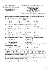 Đề khảo sát Toán thi vào 10 năm 2025 – 2026 trường chuyên Lam Sơn – Thanh Hóa  có đáp án