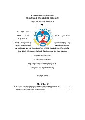 Chứng minh sự ra đời của ĐCSVN là tất yếu - Lịch sử Đảng Cộng Sản Việt Nam| Đại học Kinh Tế Quốc Dân