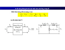 Sơ đồ tương đương bốn cực tuyến tính môn Lý thuyết mạch điện tử | Học viện Công Nghệ Bưu Chính Viễn Thông